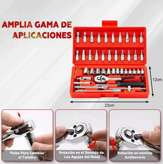 Set De Juego De Herramientas De 46 Pcs
